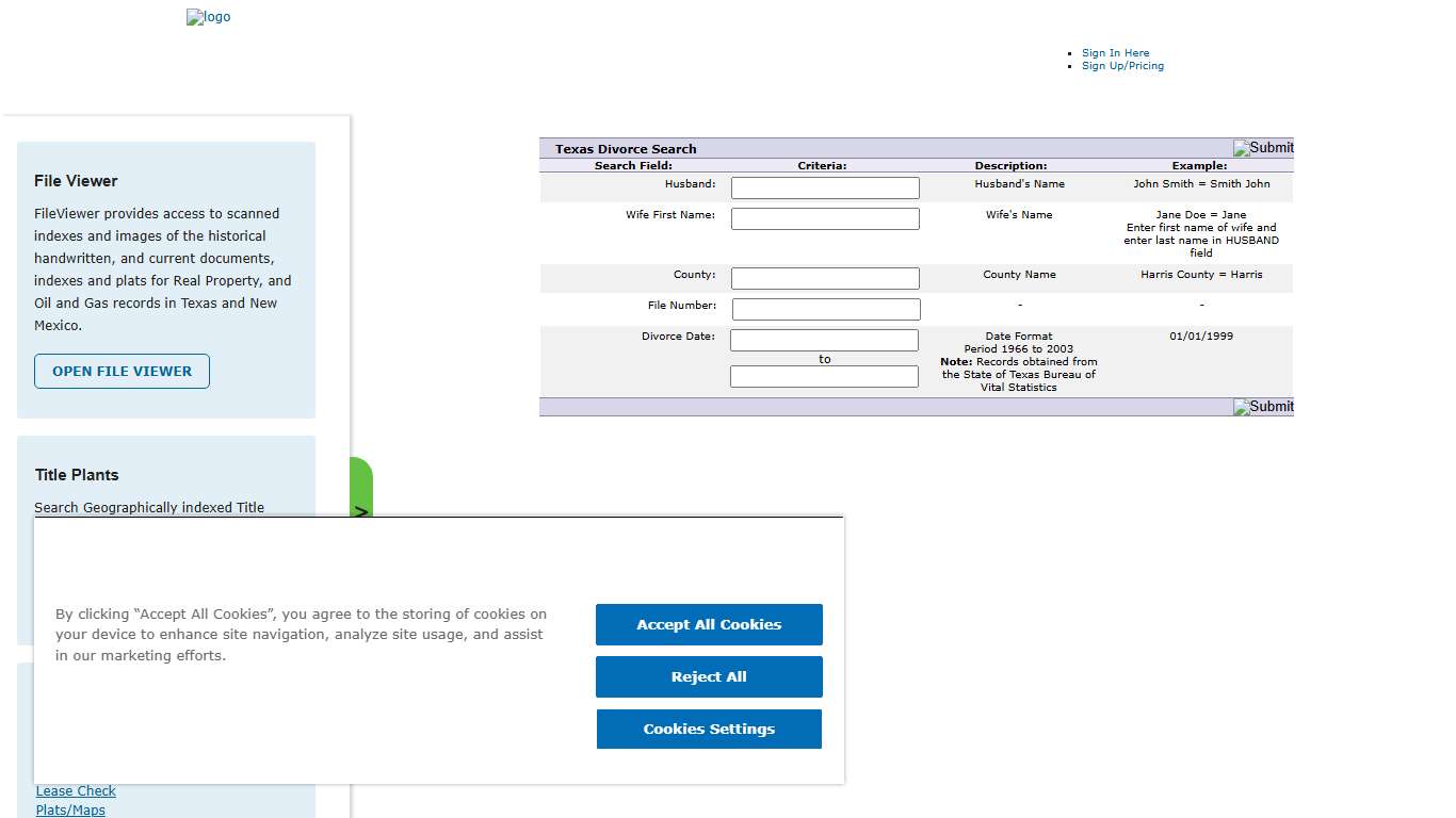 Texas Divorce Records Search County Records for Divorce Certificate Documents CourthouseDirect.com